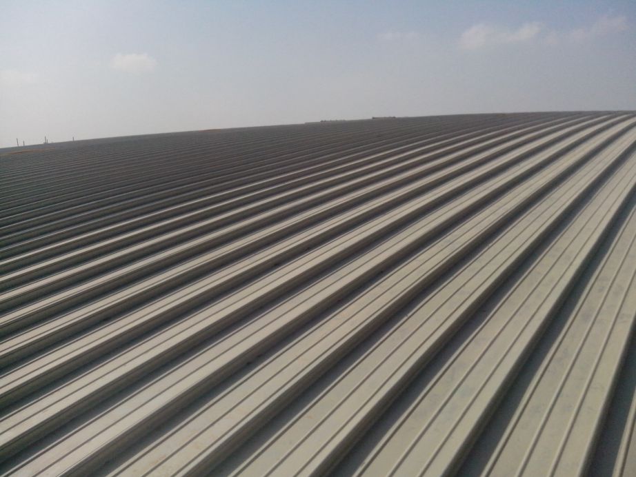 INSTALLED KALZIP SHEETS